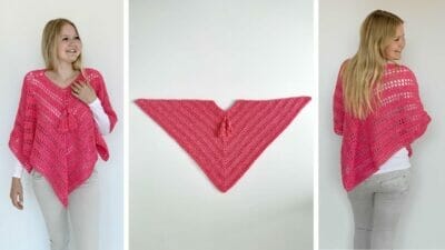 Simple Crochet Poncho - Free Pattern