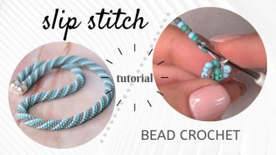 Slip Stitch Bead Crochet Tutorial - Free Pattern