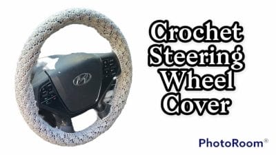 Steering Wheel Crochet Cover - Free Pattern