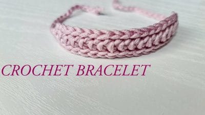 Super Easy and Unique Crochet Bracelet - Free Pattern