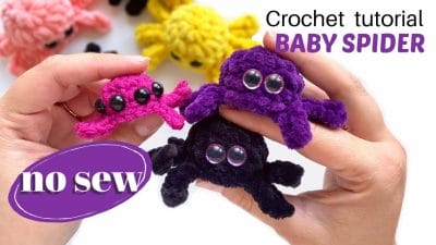 Tiny Crocheted Spider - Free Pattern