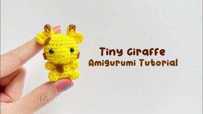 Tiny Giraffe Amigurumi Crochet Tutorial - Free Pattern